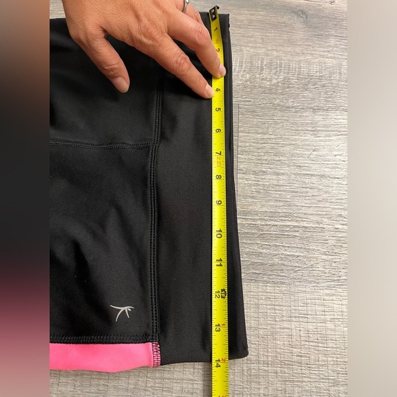 Dansko Now•2 PAIRS, Fitted Activewear Capri Leggings Black Pink Women’s Size S - Picture 11 of 16